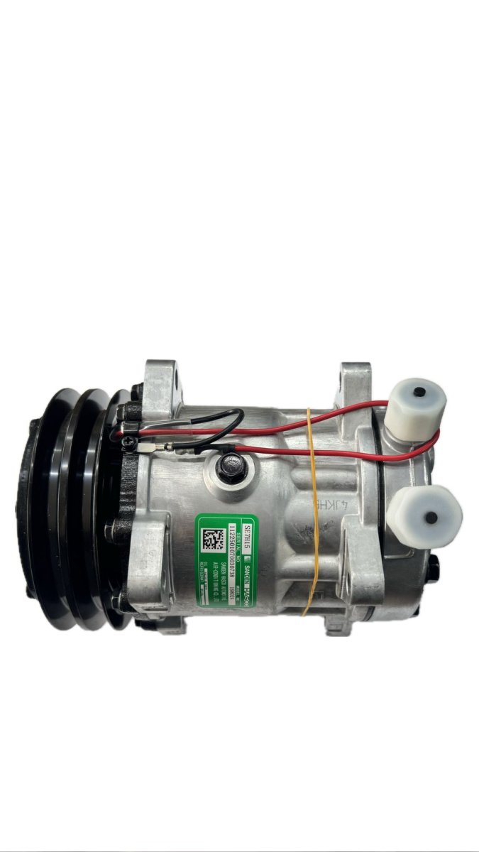 198024 7H15 12V 2PK ÜSTTEN ÇIKIŞ İNCE KALIN (SANDEN) KLİMA KOMPRESÖRÜ